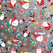 30" x 417' (half ream) - XB524 - Snow Joy XB524.30.417
