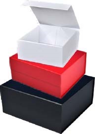 10 x 10 x 4-1/2 Matte White Magnetic Lid Gift Boxes with Ribbon