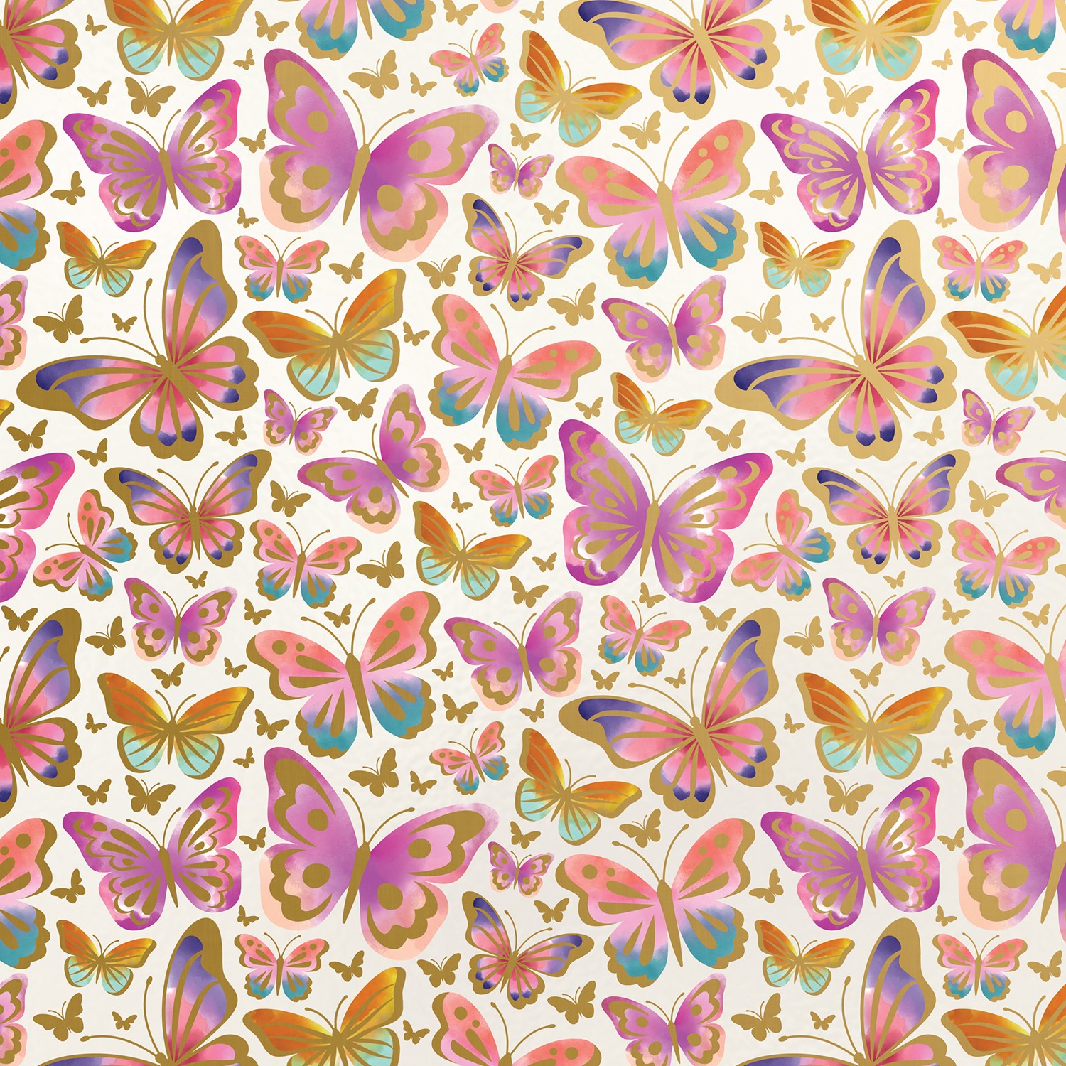 30" x 833' (full ream) -  B386 - Beautiful Butterflies B386.30.833
