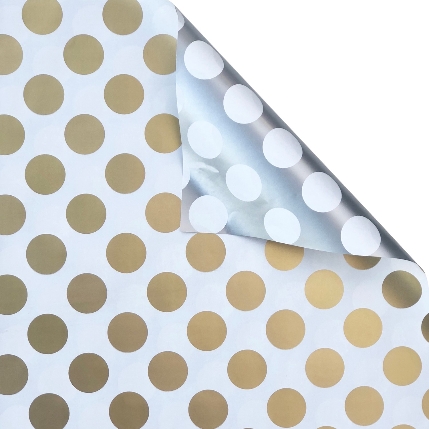 30" x 208' (quarter ream) -B990D - Gold and Silver Dot B990D.30.208
