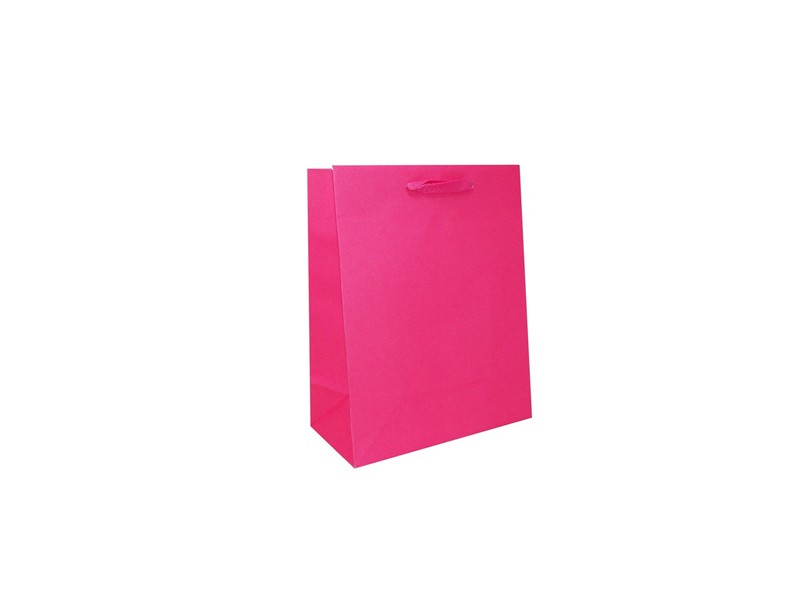 8 x 4 x 10 Colors on White Kraft Ribbon Handle Eurototes (Case of 100) Colors-On-White-Kraft-Ribbon-Handle-Eurototes-8