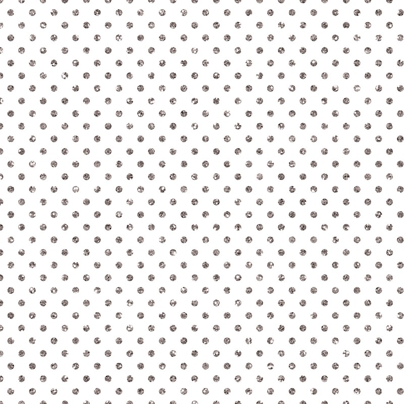 30" x 208' (quarter ream) - B165 - Silver Dots on White B165.30.208